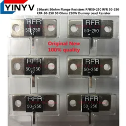 1Pcs 250watt 50ohm Flange Resistors RFR50-250 RFR 50-250 RFR-50-250 50 Ohms 250W Dummy Load Resistor Original New 100% quality