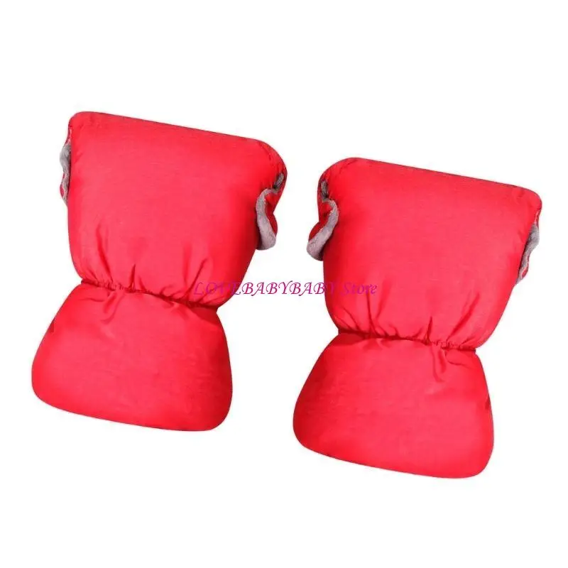 

Mittens Windproof Pushchair Handmuffs Pram Pushchair Hand Warmer Gloves 4XBC
