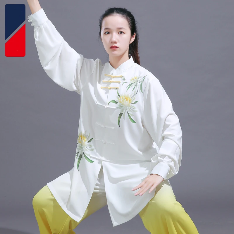 New High-End Tai Chi Uniform Set for Men and Women, Martial Arts Performance and Competition Outfit, Tai Chi Practice Suit