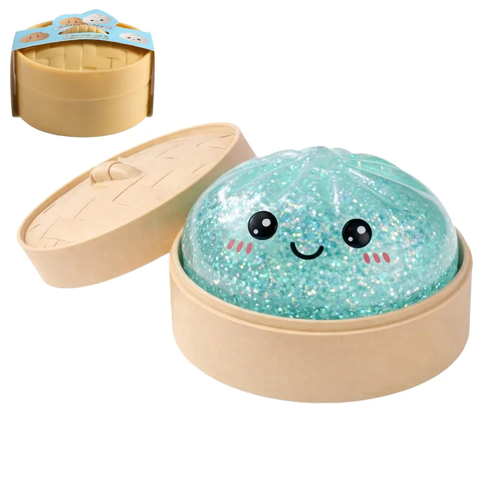 Hot Glitter Dumpling Simulatie Flash Dumpling Drukbal Langzaam rebound Zacht knijpen Decompressie Kantoordecoratie Verjaardagscadeaus