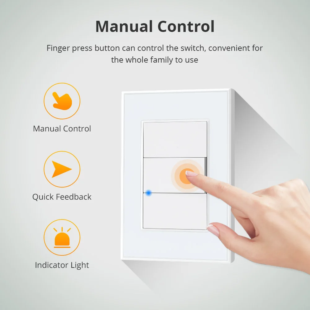 Yagusmart Tuya Zigbee Push Button Switch 1 2 3 Gang Wall Light Switch Brazilian 4x2 Alexa Google Home Voice Control