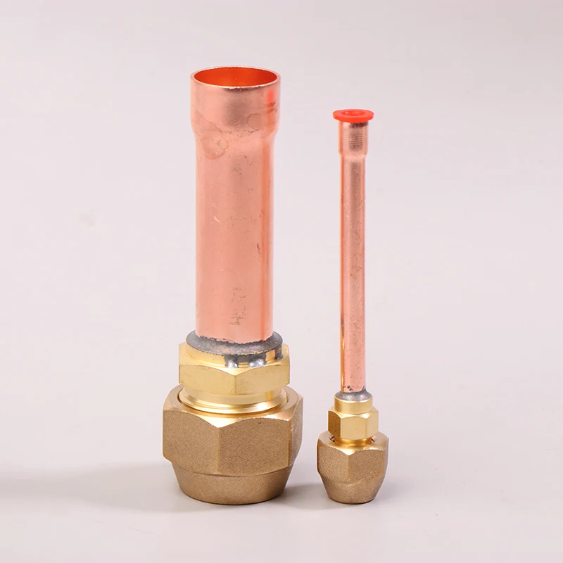 1 шт. медная труба для кондиционирования воздуха с кованой латунью SAE 1/4 3/8 5/8 1/2 3/4 переходник с резьбовым соединением от -20 до 120 ℃ 1 шт. медная труба для кондиционирования воздуха с кованой латунью SAE 1/4 3/8 5/8 1/2 3/4 переходник с резьбовым соединением от -20 до 120 ℃