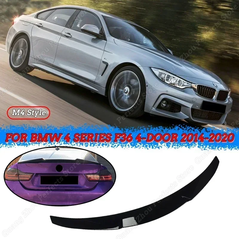 

M4 Style Tail Wing For BMW 4 Series F36 420i 428i 430i 435i 440i 4-Door 2014-2020 Rear Trunk Roof Spoiler Wing Body Kit Tuning