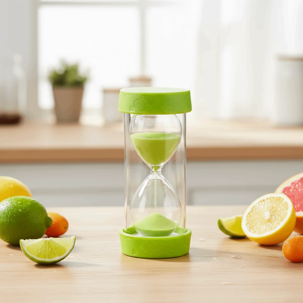 Stylish Creative 3 Minutes Hourglass Colorful Anti-fall Sandglass Timer Portable Decorative Sand Hourglass Timer Kitchen Tools