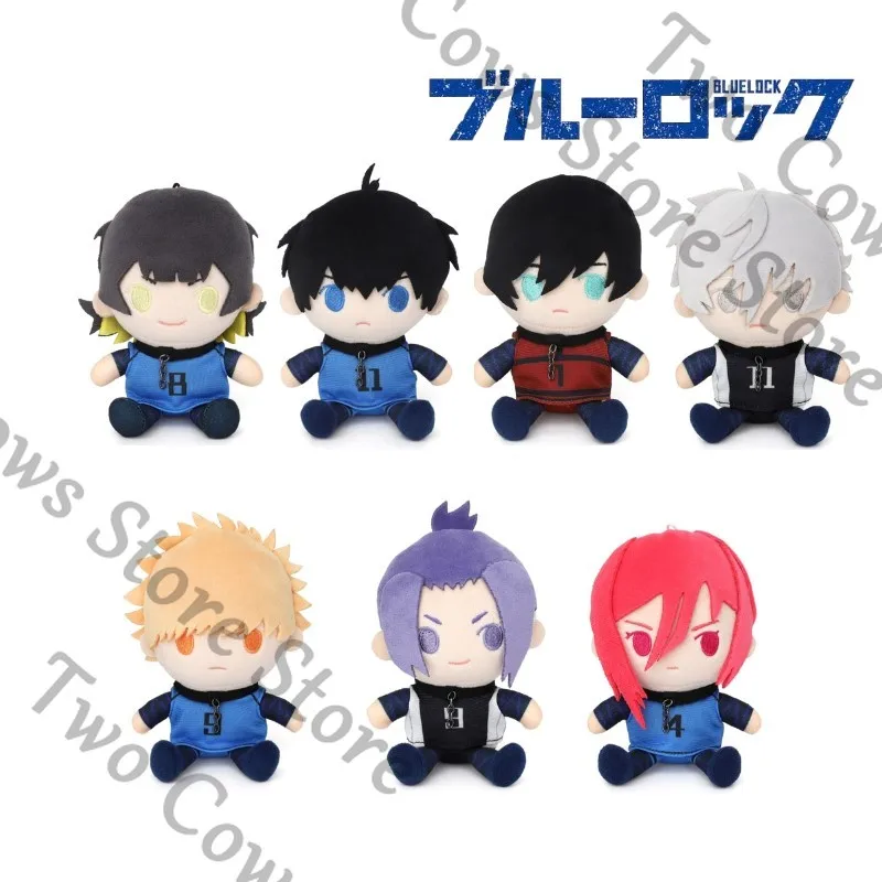 

Anime Genuine BLUE LOCK Chigiri Hyoma Nagi Seishiro Cosplay Plush Cotton Doll Toys Cartoon Maumet Puppet Bag Pendant Plaything