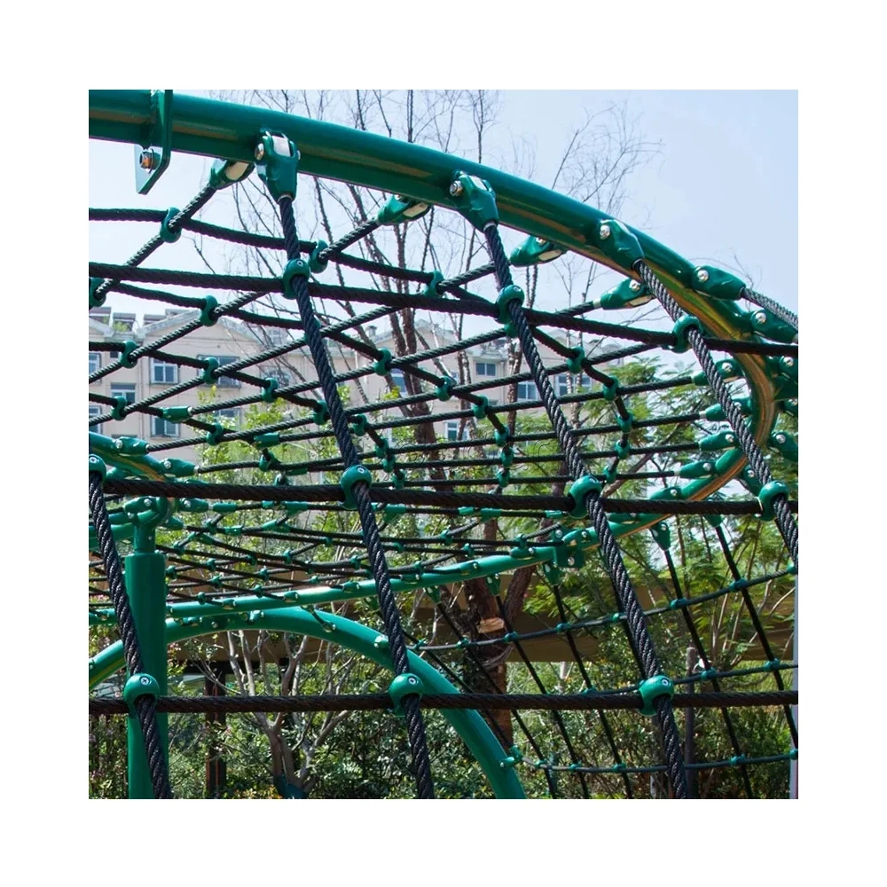 لعبة تسلق الحبل التجارية المسلية، شرائح شبكية للحبل، ملعب داخلي، ألعاب تسلق الجدران للأطفال #3