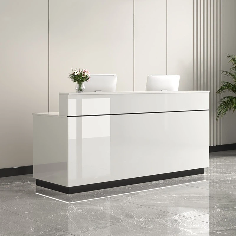 modern paint counter reception beauty salon multifunctional aesthetic Shop counter small simple balcão de loja office furniture