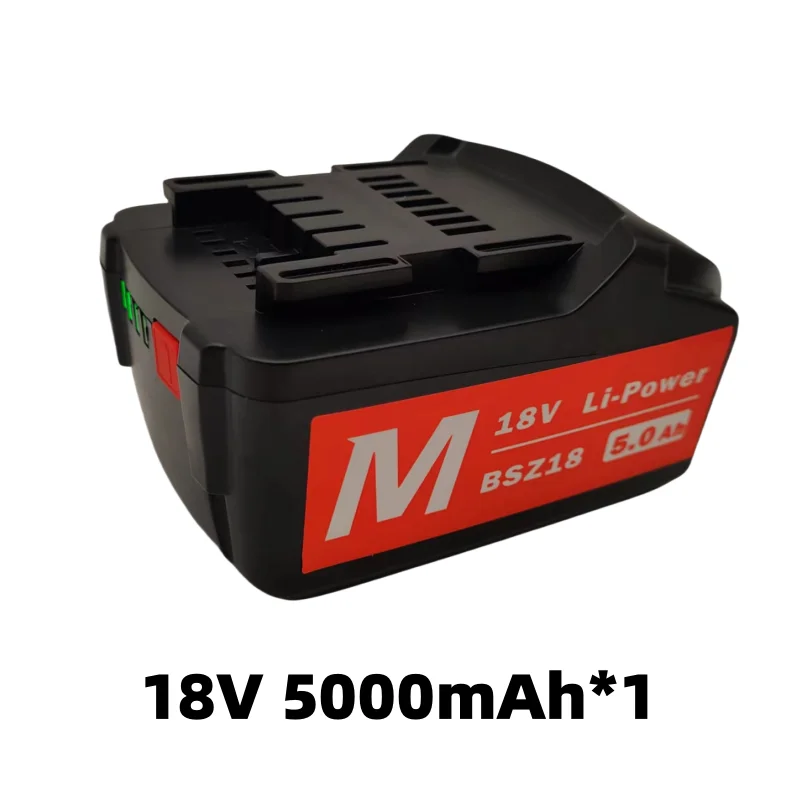 18V 9.0Ah Battery for Metabo Cordless Power Tool Drill Drivers Wrench Hammers for Metabo 18V Battery 9000mah BSZ18 625591000