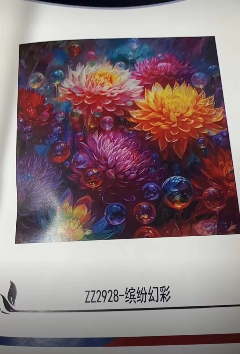 

Colorful Flowers 14CT 16CT 18CT Cross stitch kit DIY 170 Colors