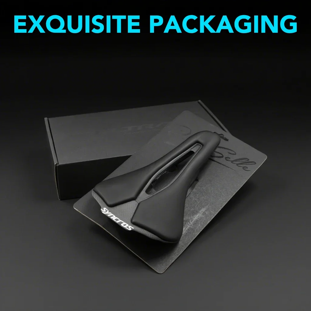 SYNCROS Matte EVN Saddle for Gravel/Road Bicycle and Mountain Bike Weight 110g(248MM*137MM) RAIL7x9mm Bike Seat Parts