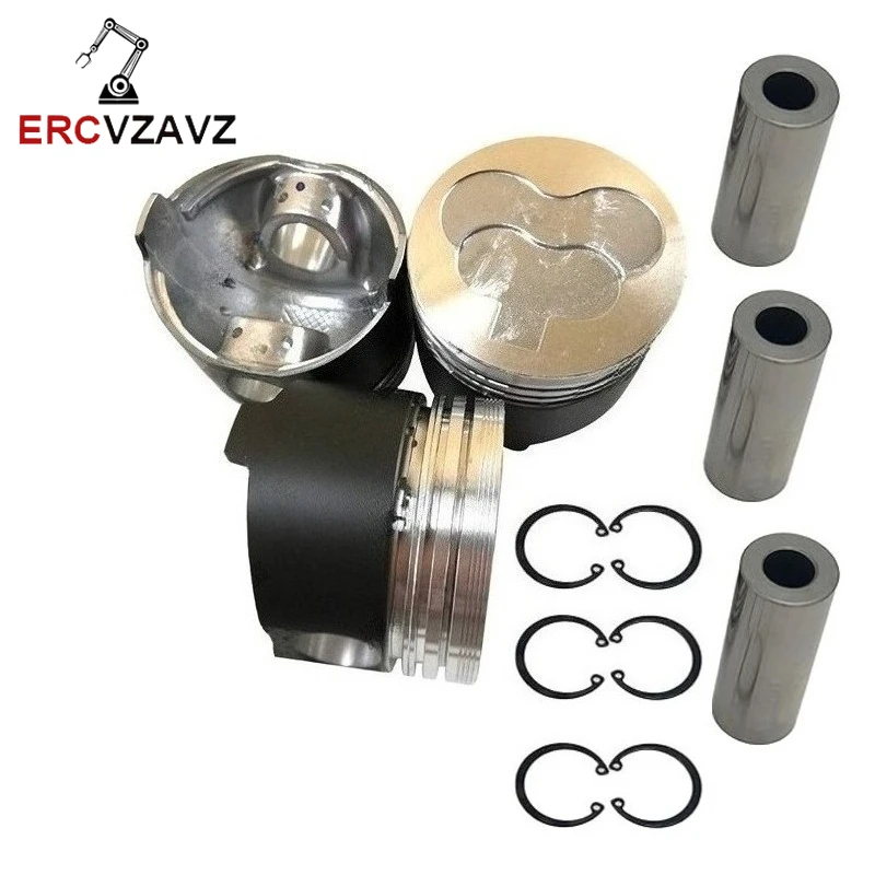 

Комплект поршней и поршневых колец двигателя L3E 76 мм 30L17-10013 для Mitsubishi L3E L3E-61SDH L3E-61TG L3E-W262KL для Holland VOL EC15