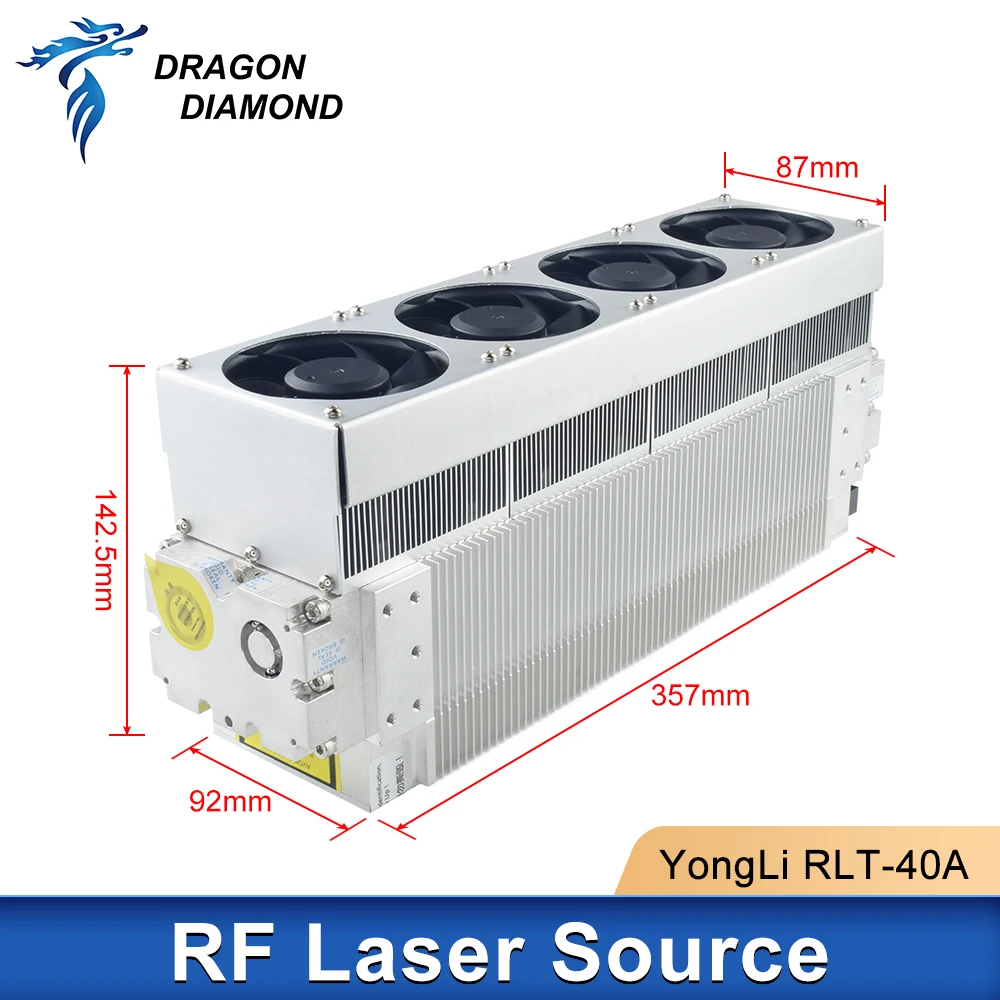 Professional YongLi RF Laser Source RLT-35A/40A/45A 10600um For Co2 Laser Marking Machine