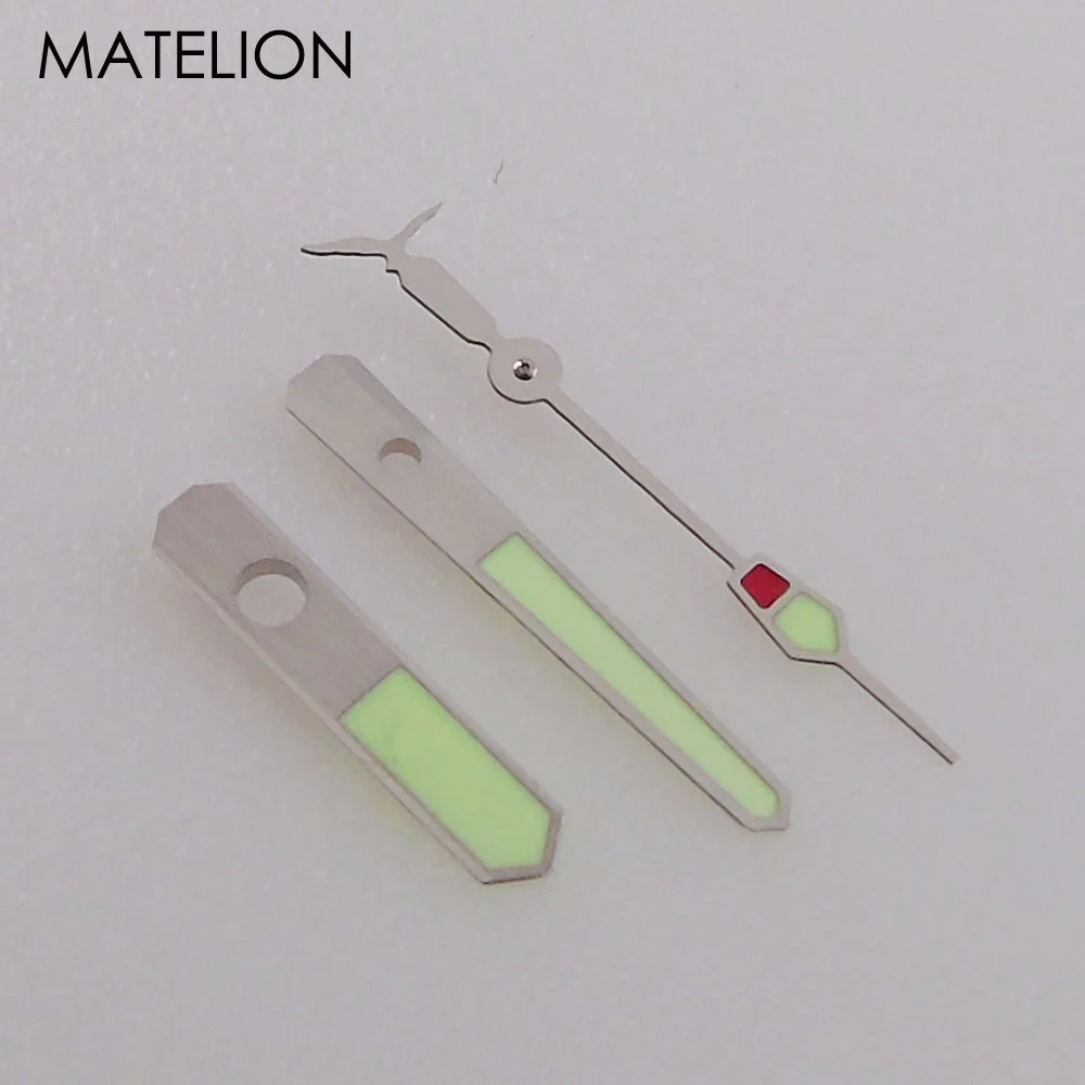 SKX Super Lume Watch Hands C3 LUME for ETA2824 PT5000 SW200 ST2130 Automatic Movement Sea Gull Seconds Accessories