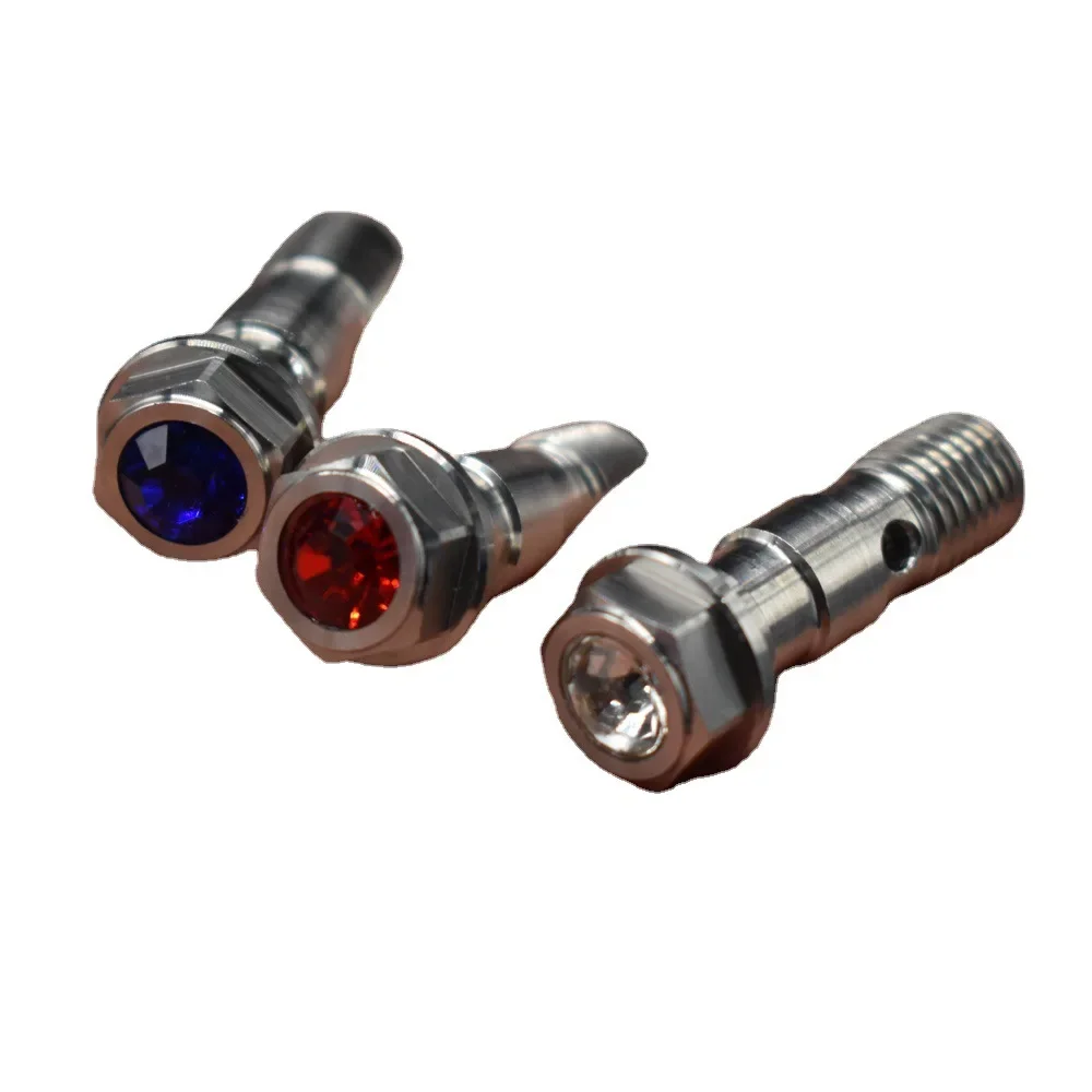 

Motorcycle electric motorcycle brake diamond CNC stainless steel YouTube screw M10 22 1.25 M10 * 32 * 1.25