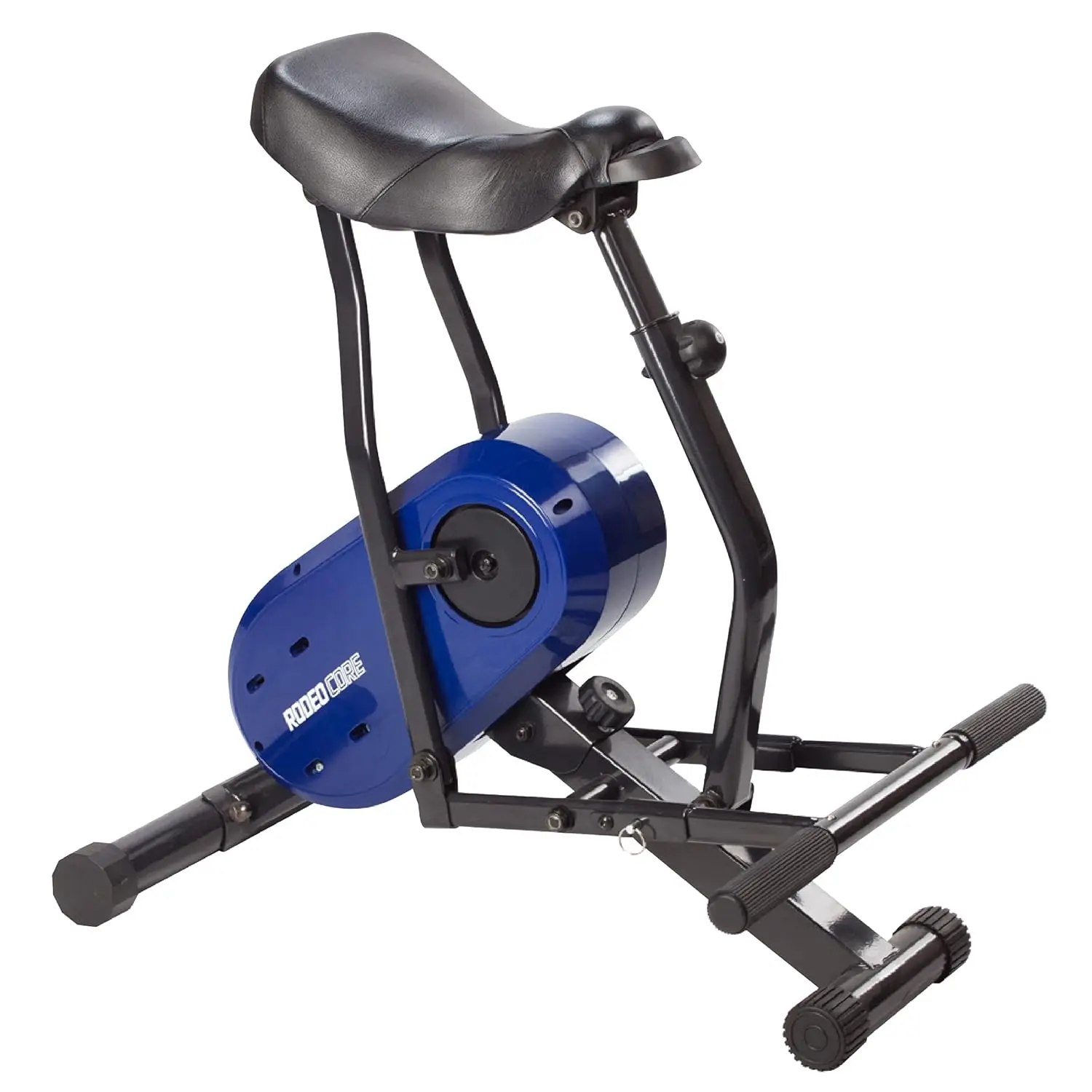 Rodeo Core Compact Exercise Equipment For Home Workouts - Full Body Fitness Machine Targets Abs, Legs, & Butt (Blue)