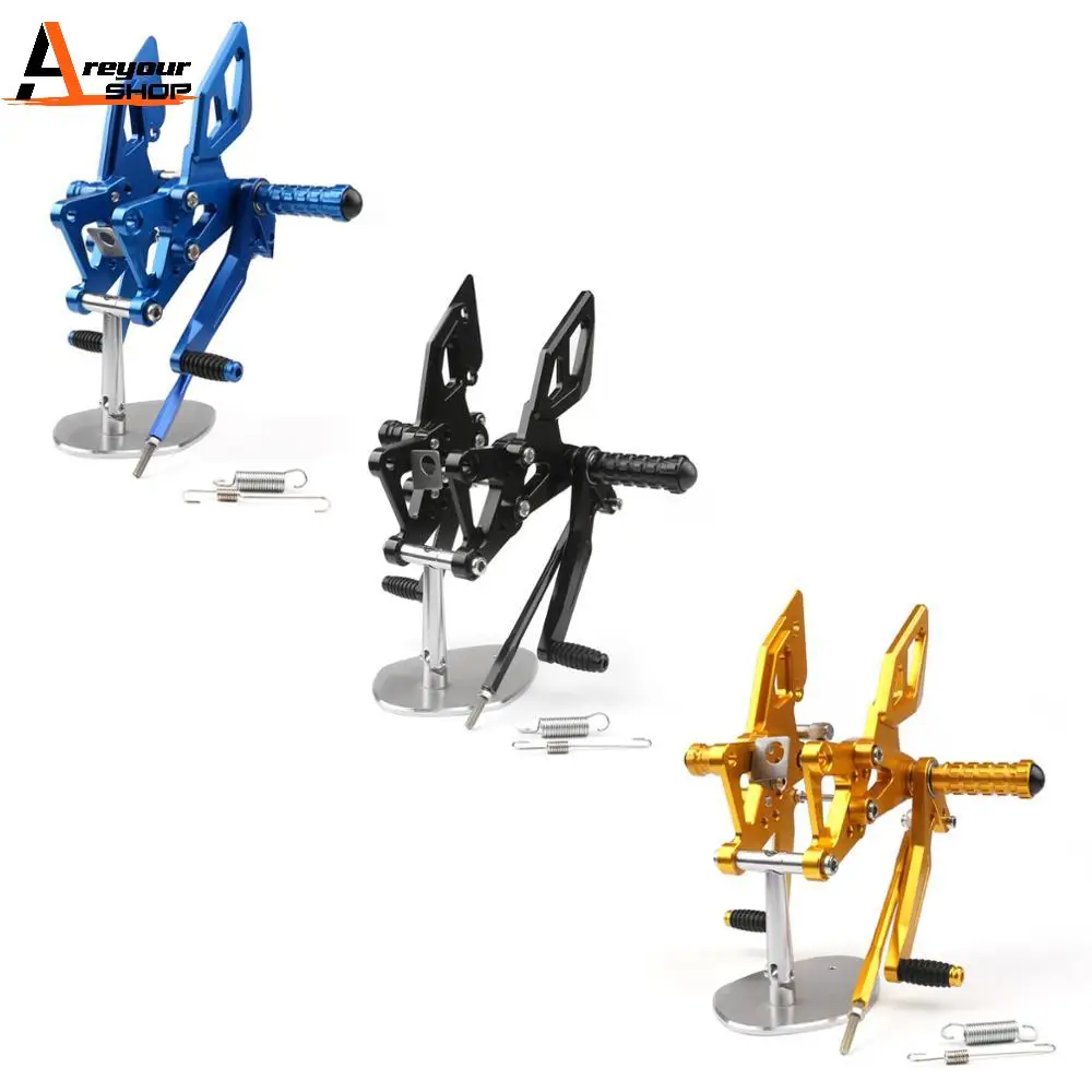 Areyourshop For Yamaha MT03 MT25 YZF R3 R25 2014 2015 2016 2017 Adjustable Rearsets Footpegs Pedals Motorcycle Accessories Parts