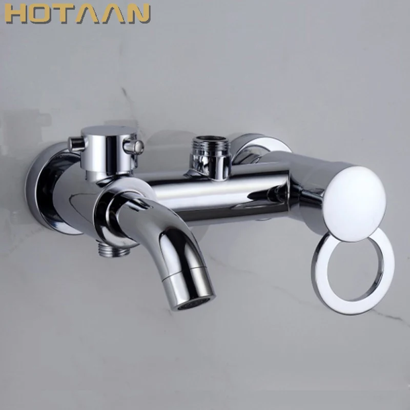 . Bathroom Mixer Bath Tub Copper Mixing Control Valve Wall Mounted Shower Faucet concealed faucet YT-5313