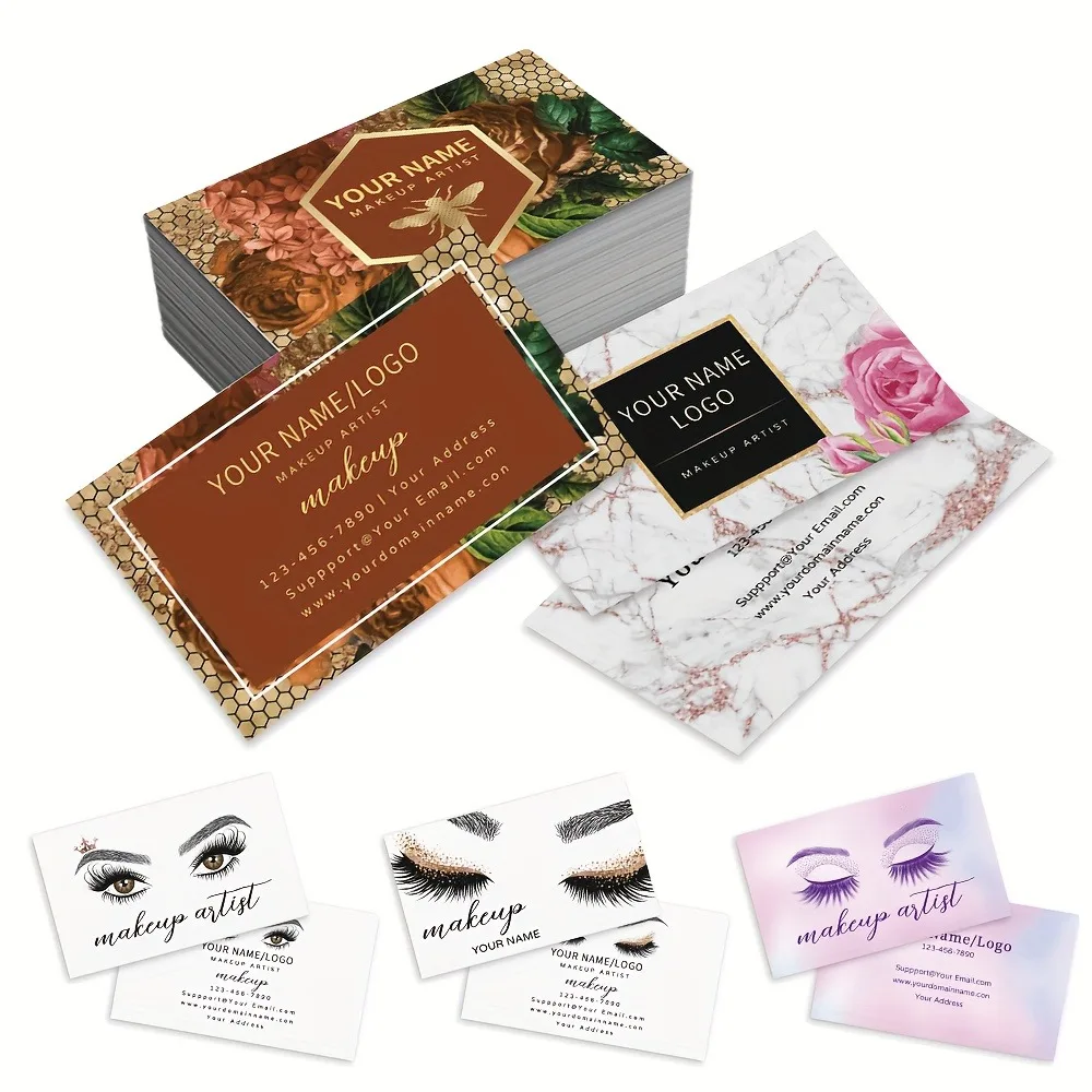 

500PCS Custom Biz Cards Free Design Fast Ship For Beauty Pros, Salon Owners & Small Business