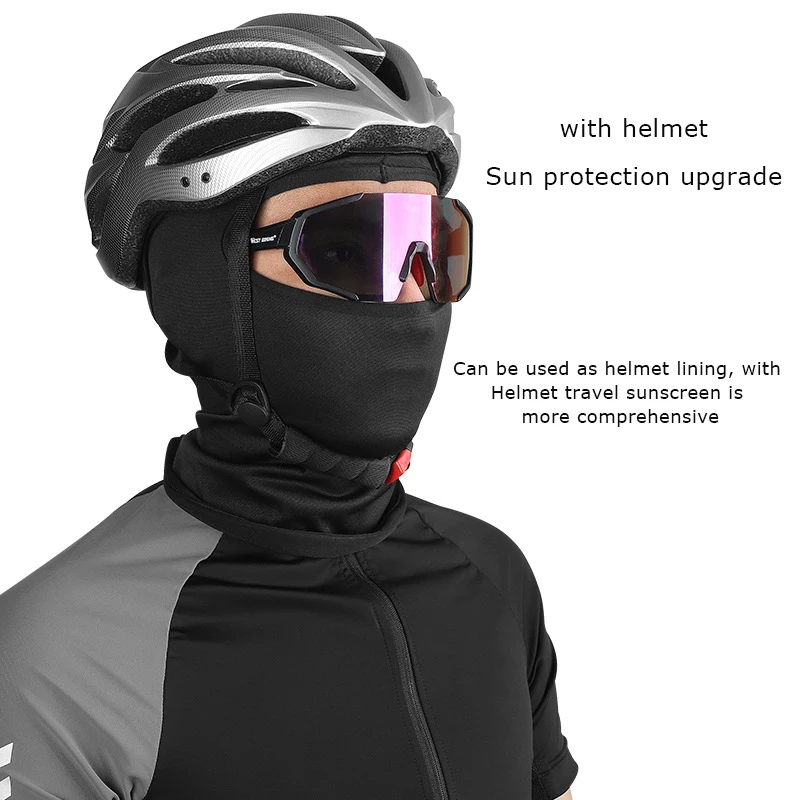 WEST BIKING Balaclava Bicycle Cycling Travel Caps Dustproof Face Cover Sun Protection Hat Windproof Sports Hood Sunscreen Mask