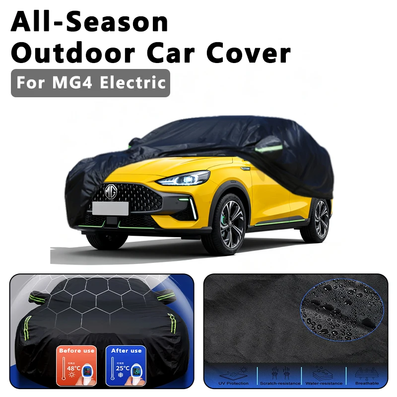 

Car Cover for MG4 Electric - Outdoor Full Protection, Waterproof Dustproof Heat-Resistant, All-Season Use Exterior Accessories