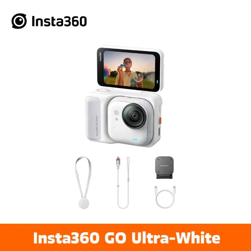 Insta360 GO Ultra Action Camera voetperspectief POV handsfree 4K 60fps Ultra-HD Flow State stabiliteit Insta 360 GO Ultra