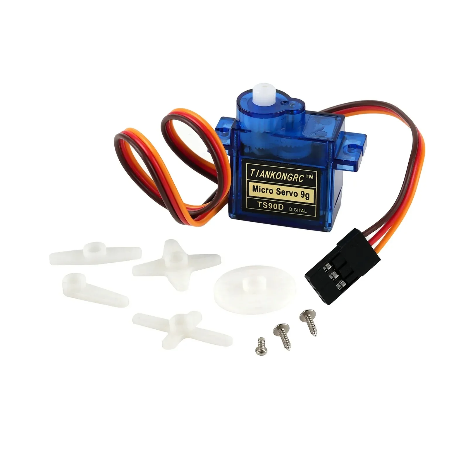 TS90D 9g Digital Micro Servo 180/270° Angle Controllable 360° Rotation Mini Servos For RC Helicopter Planes Fixed Wing Aircraft