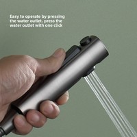 Enema Bidets Toilet Douche Bidet Head Handheld Spray For Sanitary Shattaf Shower G1/2 Connector Watering Shower Wc Complete Kit