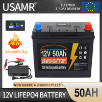 12V 50Ah LiFePO4 Cells Built-in BMS Lithium Iron Phosphate Battery Pack For Replacing Most of Backup Power Home Energy Storage