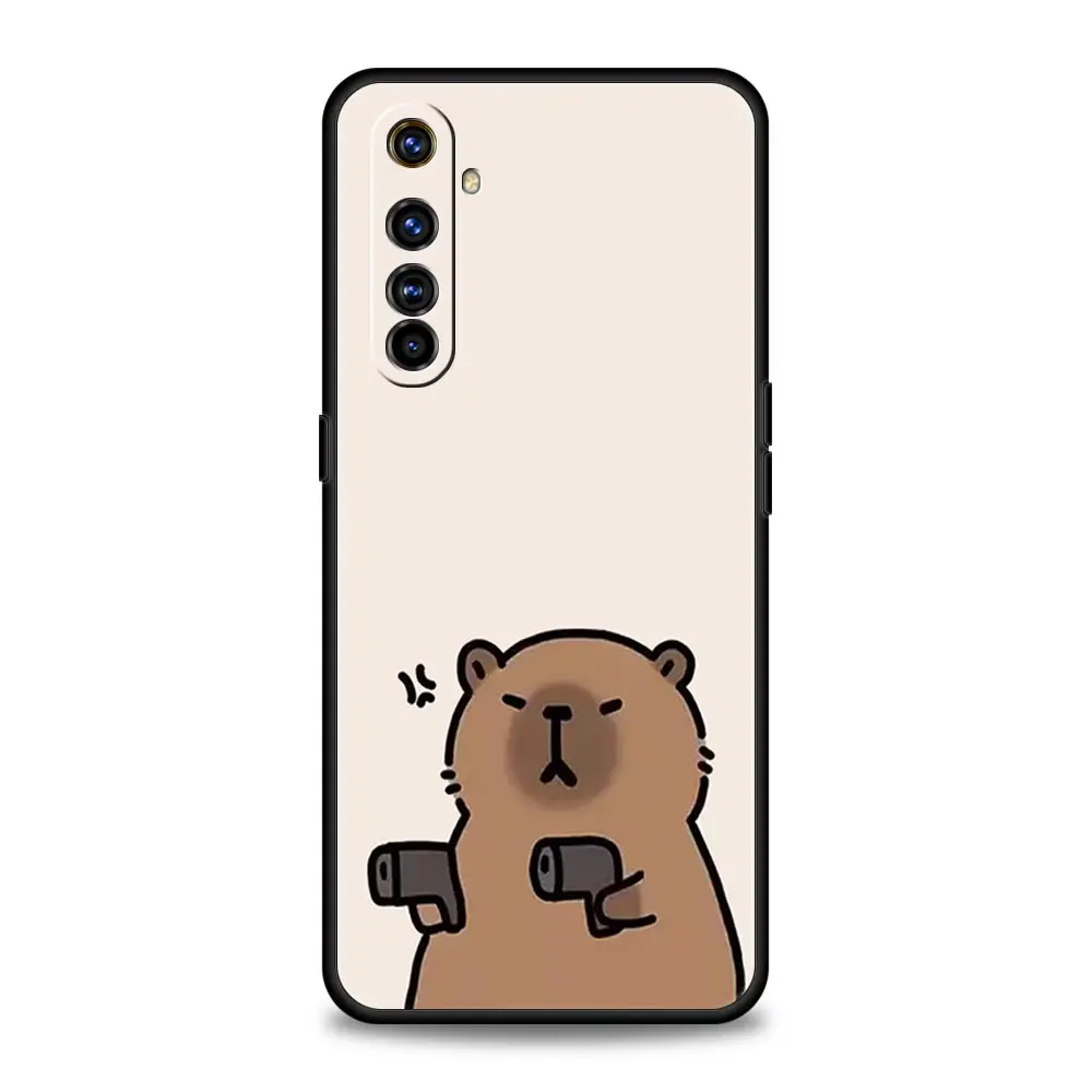 Bonita funda de teléfono Capybara para Realme 12 11 10 9 8 5G 7 6 GT5 GT3 GT2 Pro Plus C21 C11 C25 C35 para Realme GT Neo 2 3 3T 5