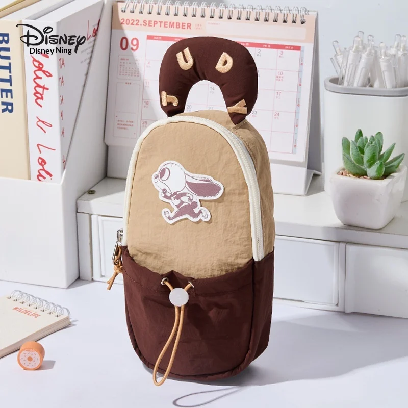 

Пенал для карандашей Disney, большой вместительный многофункциональный стильный пенал с мультяшным рисунком, сумка-органайзер для хранения канцелярских принадлежностей для школьников