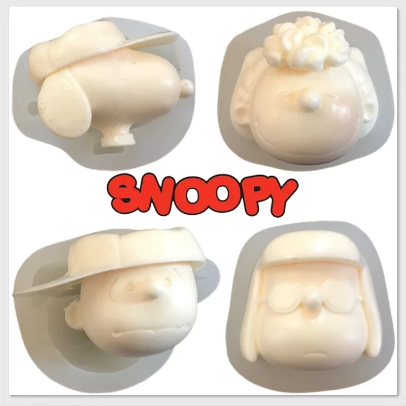 Snoopy Cartoon Silicone Mold Cake Mold Fondant Chocolate Baking Tool DIY Handmade Dessert Decoration Kitchen Baking Tools