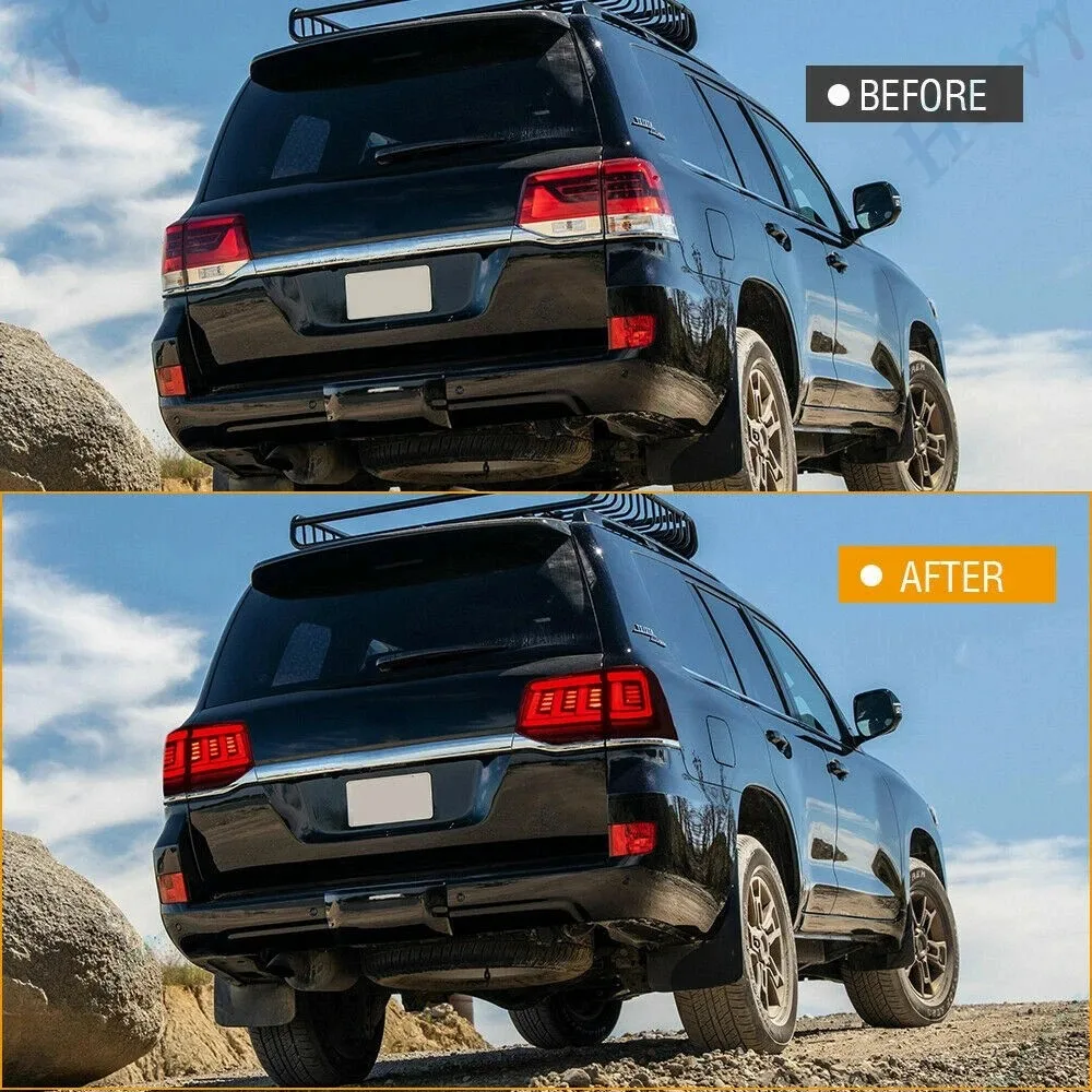 LED Tail lights For Toyota Land Cruiser 200 LC200 2016-2021 Rear Lamp Brake Turning Lighs Tail Light Taillight Taillamp Assembly
