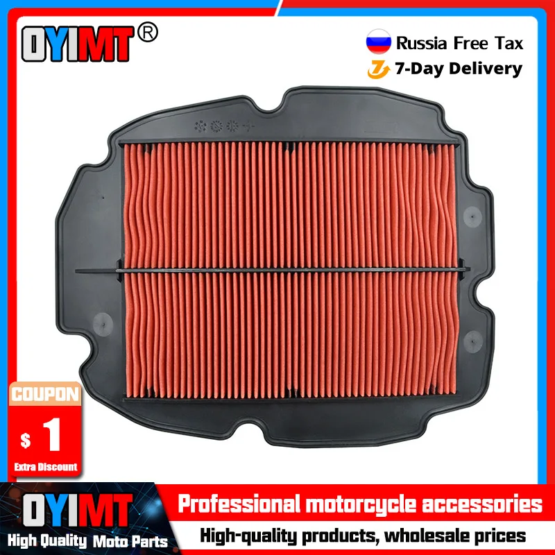 Cross Motorcycle Parts Air Filter Cleaner For HONDA VFR800 VFR 800 F1-W X Interceptor RC46 F1-Y CBS PGM F1-2 TECRC46 1998-2015