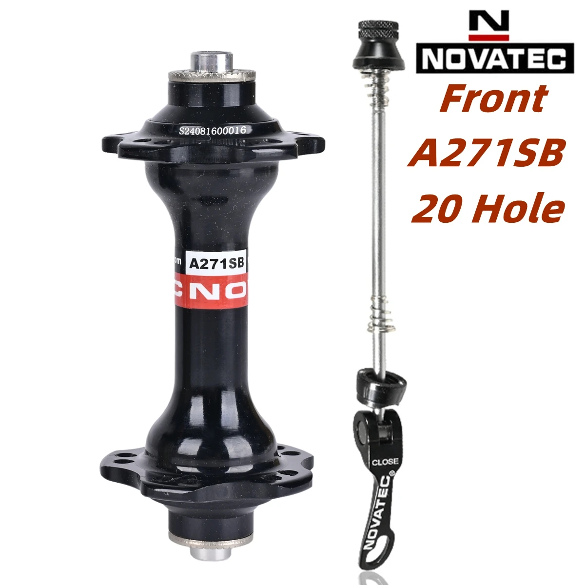 Novatec Joy Road Bike Hubs 20/24H V-Brake 380g