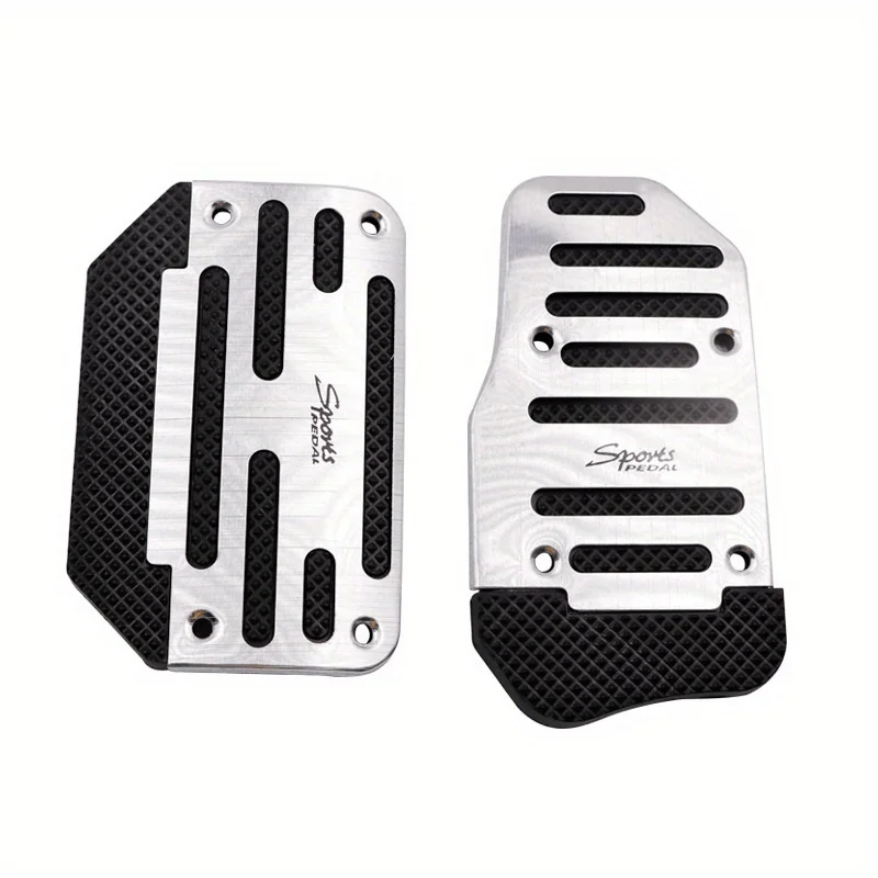 1set Anti-Slip Car Foot Pedal, Manual/Automatic Transmission Pedal Cover, Anti-Skid Pedal Cover For Accelerator & Brake