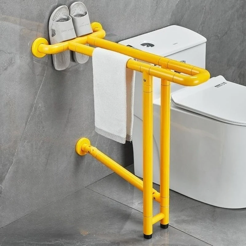 

Multi-functional Elderly Get Up Toilet Auxiliary Handrail Towel Racks Shoe Rack, Anti-slip Barrier-free Toilet Safety Rails