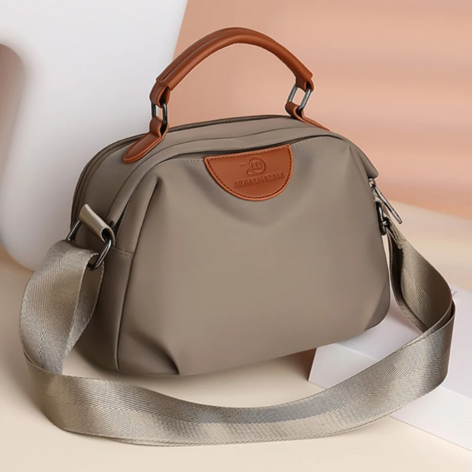 New High-end Oxford Waterproof Women's Bag Hand-carrying Cross-body Bag Lightweight Large Capacity Casual Versatile Shoulder Bag