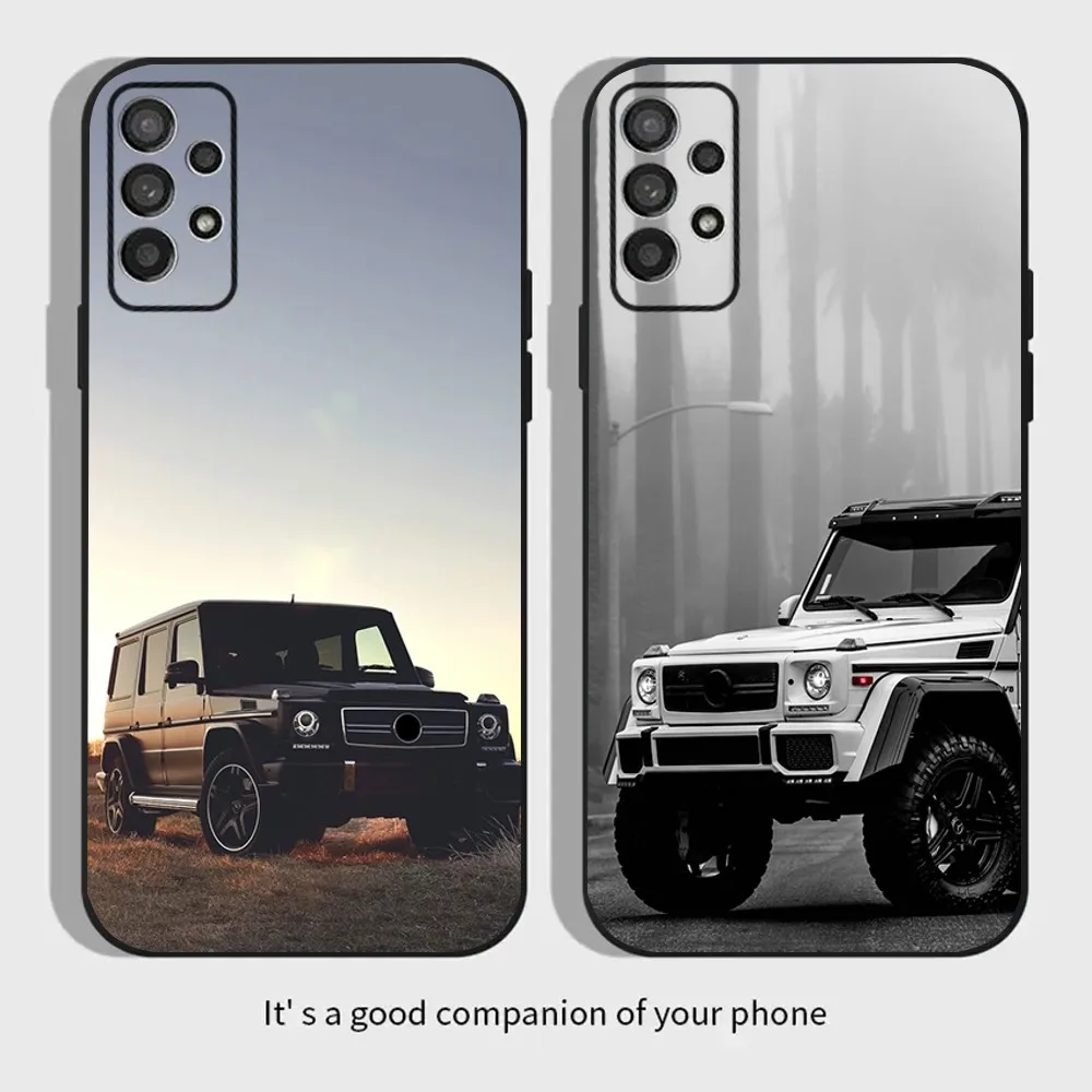 

CAR Sport SUV M-Mercedeses-G Phone Case For Samsung Galaxy A13,A21s,A22,A31,A32,A52,A53,A71,A80,A91 Soft Black Cover