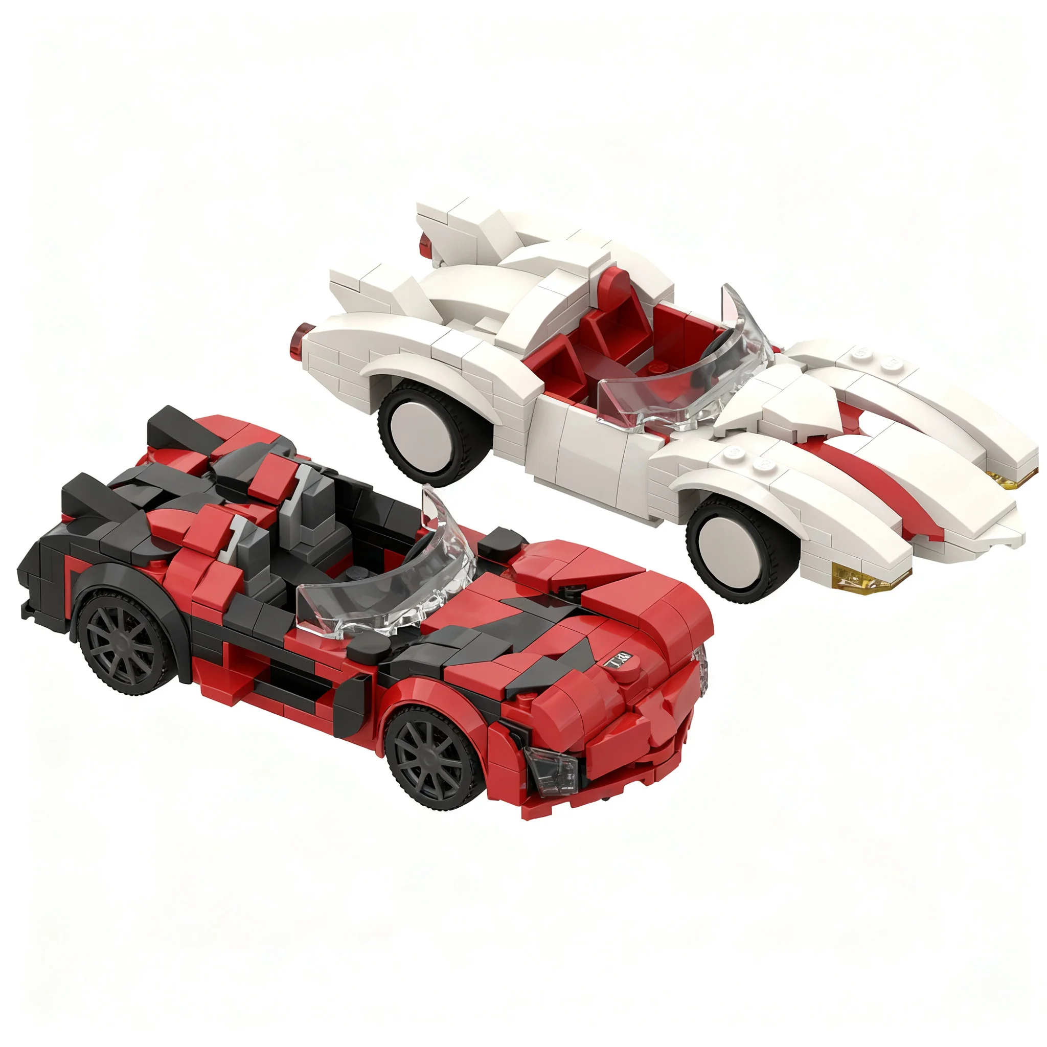 261pcs MOC Speed Racer Taejo Togokhan's Street Car 7 stud wide Model Christmas Gift Home Decor For Adults Kit