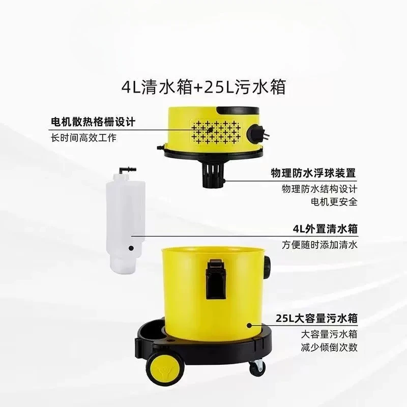 Shop Vacuum Wet and Dry Self-Cleaning Industrial Automotive Vacuum Cleaner