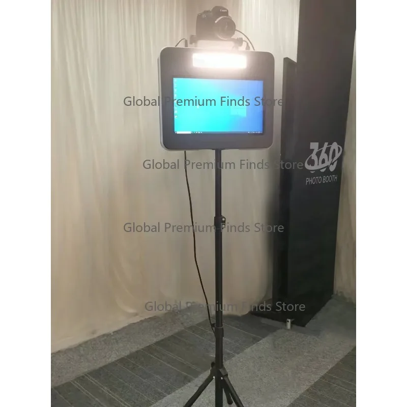 New Arrival photo booth machine 15.6 Inch DSLR Selfie Photobooth Stand with Touch Screen photography booth Shell for Events