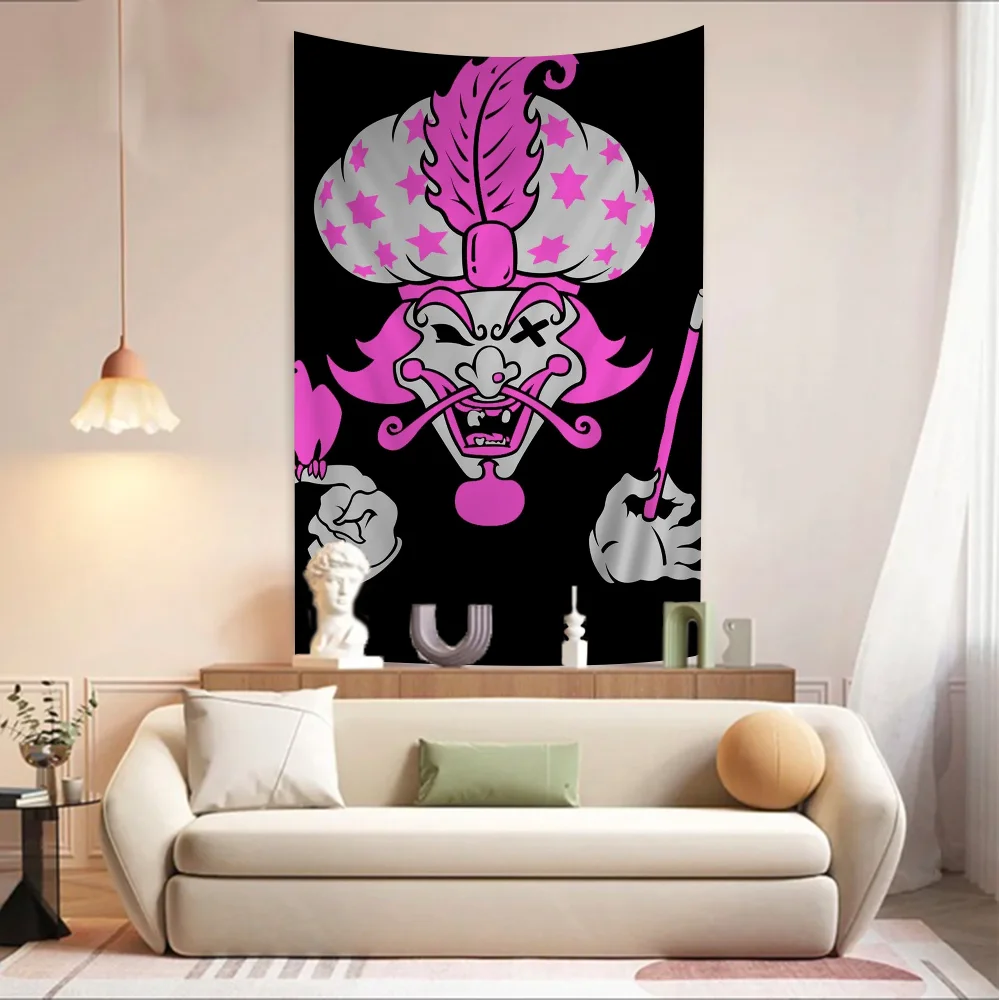 insane clown posse band Tapestry Anime Tapestry Hanging Tarot Hippie Wall Rugs Dorm Wall Hanging Sheets