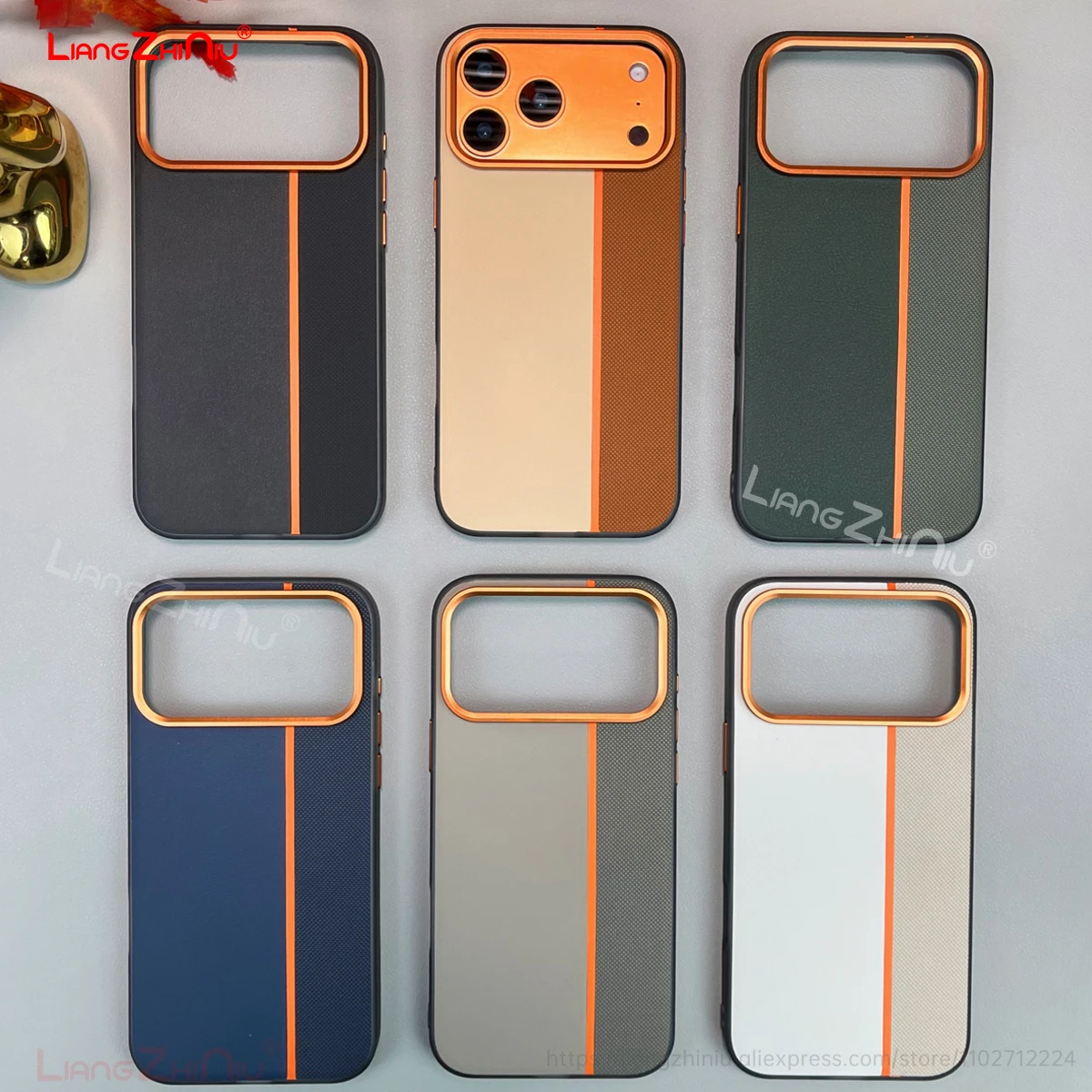 

Кожаный магнитный чехол для Iphone 17 Pro Max 16 15 14, чехол для телефона Magsafe с зарядкой, модный износостойкий противоударный чехол