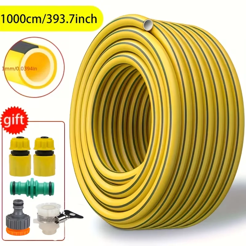 5/10/20mHeavy-DutyRubberGardenHose-Scratch&WearResistant,Leak-Proof,All-SeasonforHome,Balcony&CarWashing-AliExpress15
