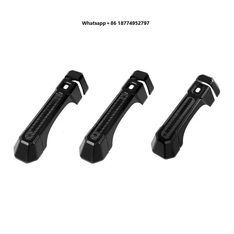 

3pcs Carbon Fiber Car Door Handle Wrangler JL 2 Doors