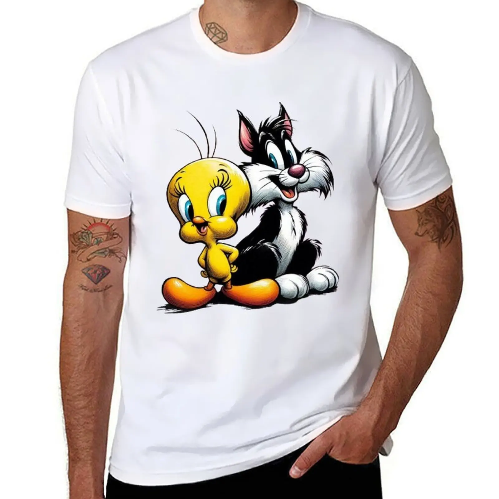 

“Titi & Big Twink: Malice Duo” T-Shirt t shirts with prints cotton t shirts high quality T-Shirt