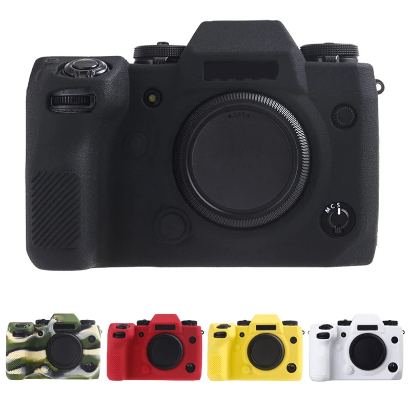 Camera Mềm Silicone Bảo Vệ Da Túi Bao Da Cho FUJIFILM FUJI X-H1 XH1