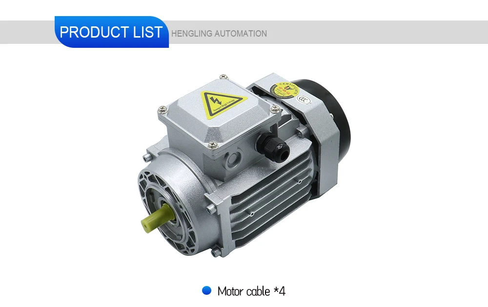 HLTNC YS Series 6312 180w AC 380V 2780RPM Motor assíncrono de indução trifásica com carcaça de motor de alumínio e flange 63B14