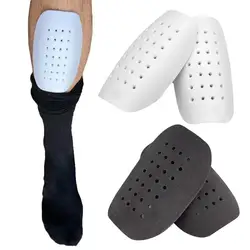 Mini coussinets de tibia de football, protecteur d'entraînement de football portable, accessoires résistants à l'usure, tige de jambe, planche inconnu des chocs, Q7V9, 1 paire