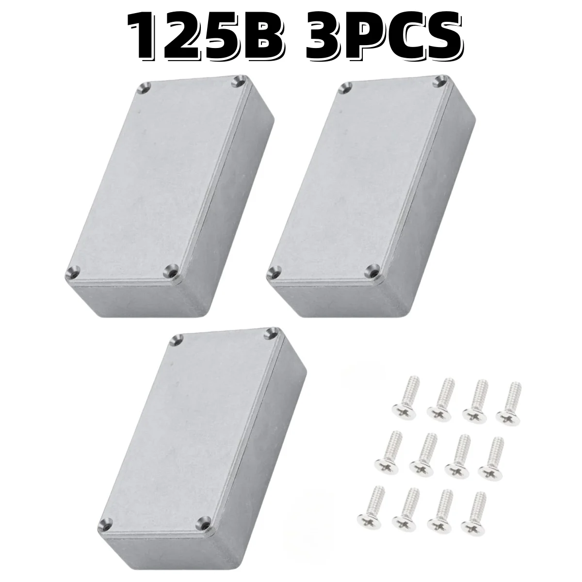 

Miwayer 3 шт./125B алюминиевый корпус педали эффектов для гитары/122x66x39,5 мм корпус педали для гитары, чехлы для педалей для гитары своими руками